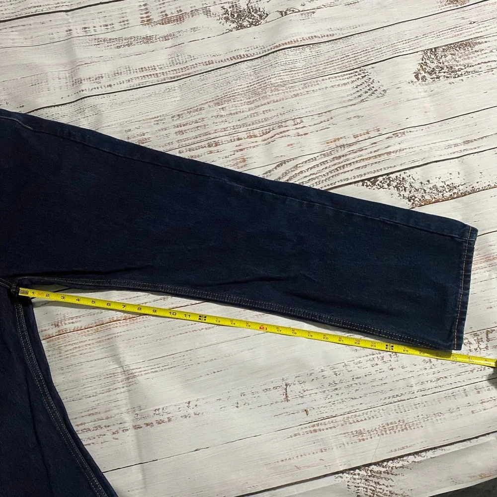 Levis 505 Jeans Black Casual Straight Leg Denim‎ Baggy Men's Size 38x30